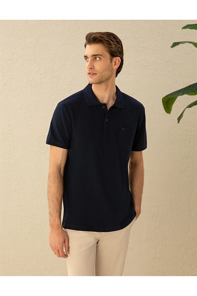 Pierre Cardin Ανδρικό μπλουζάκι Regular Fit - 100% βαμβακερό βασικό μπλουζάκι