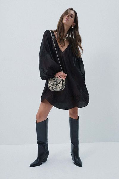 H&M Embroidered dress