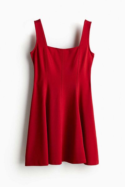H&M Square-neck jersey dress
