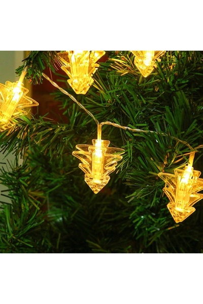 Showparty Yılbaşı Çam Ağacı Mandallı Günışığı Led Işık 2 Mt