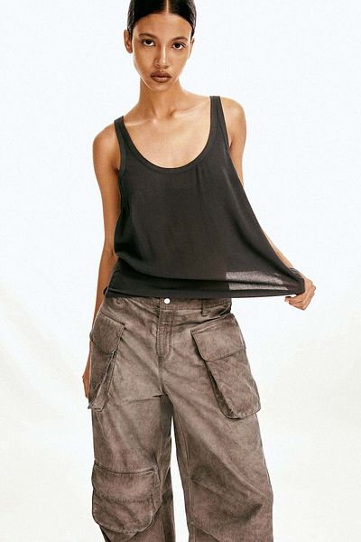 H&M Crêpe vest top