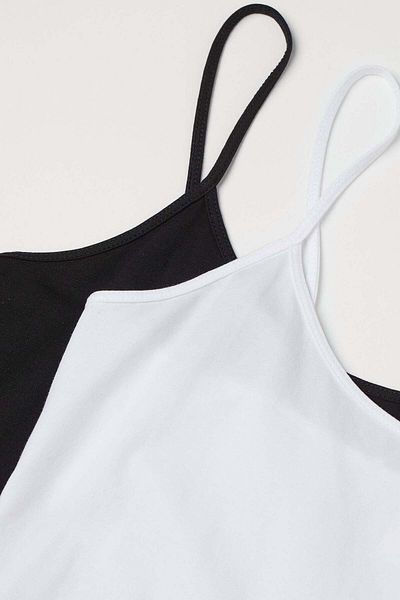 H&M قطعتان من القميص الجيرسي ذو الأشرطة