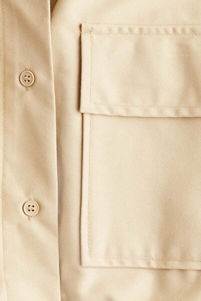 H&M Pleated-skirt utility dress