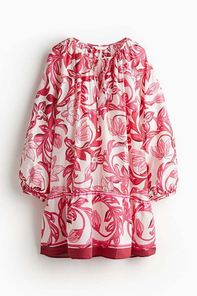 H&M Tie-detail dress