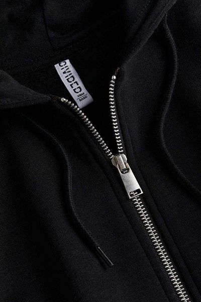 H&M Cropped Zip-through Hoodie