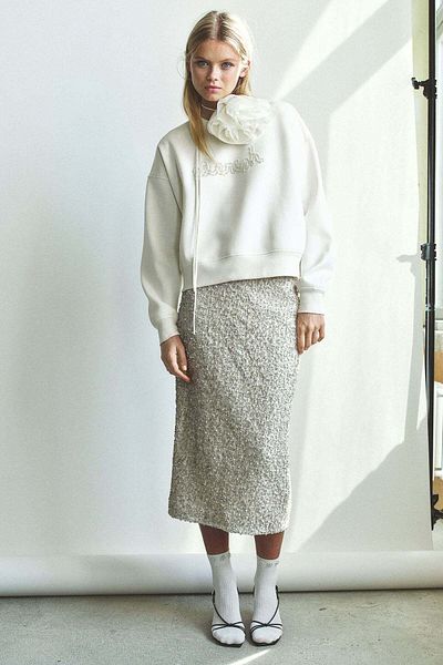 H&M Oversized embellished sweatshirt