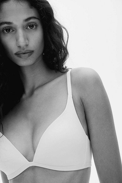H&M Padded non-wired microfibre bra