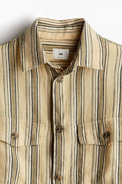 H&M Regular Fit Linen Shirt
