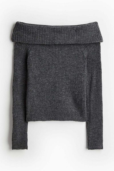 H&M Off-the-shoulder jumper