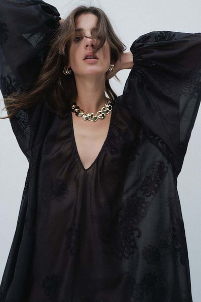 H&M Embroidered dress