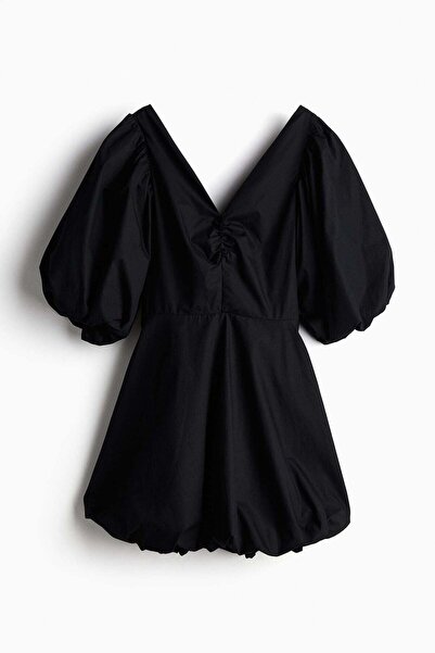 H&M فستان منتفخ برباط خلفي