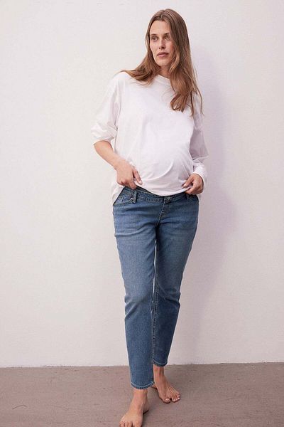 H&M MAMA Slim Ankle Jeans