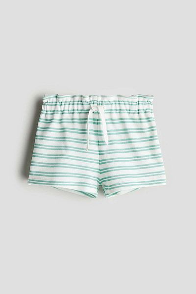 H&M Frill-trimmed cotton shorts