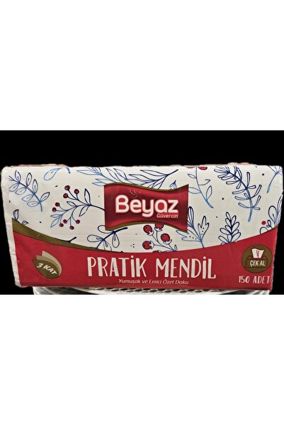 BEYAZ GÜVERCİN Pratik Mendil Çek Al 150 Adet