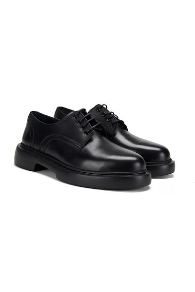 Desa Ανδρικά δερμάτινα παπούτσια Casual Coral Black
