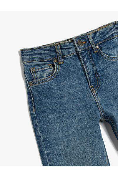 Koton Alacsony derékú pamut farmernadrág