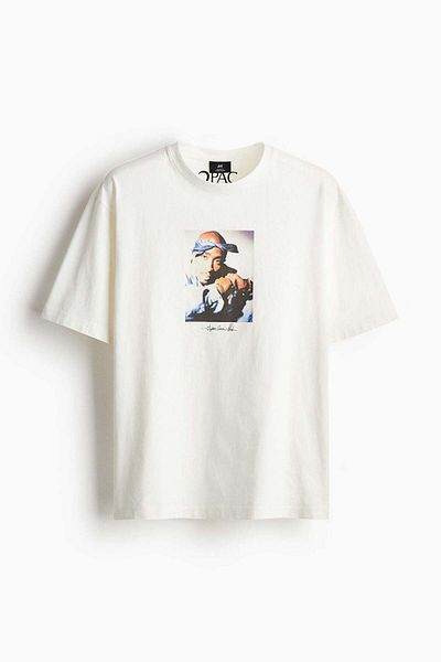 H&M Loose Fit Printed T-shirt