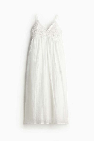 H&M Embroidery-detail strappy dress