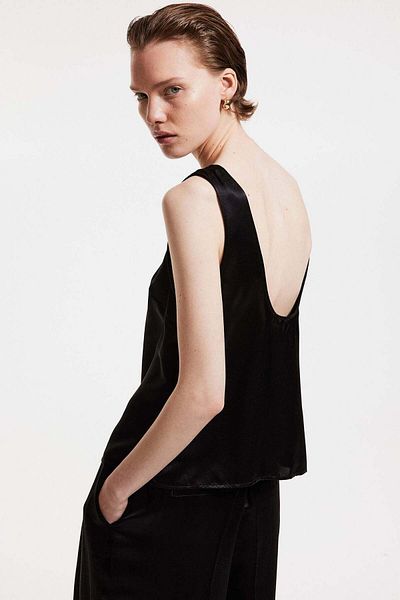 H&M Silk-blend vest top