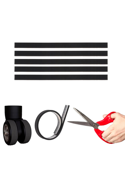 Microcase Kesilip Ayarlanabilir Silikon Aşınmaya Dayanıklı Ses Önleyici Bavul...