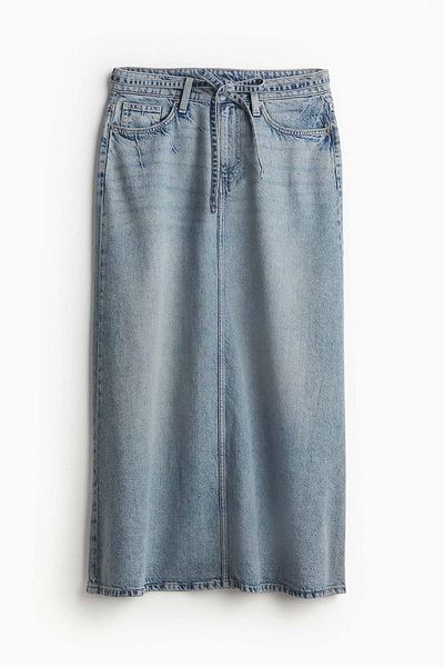 H&M Feather Soft Denim skirt