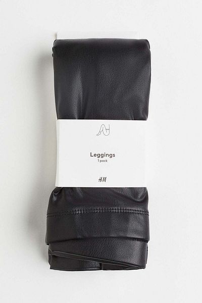 H&M Imitation Leather Leggings