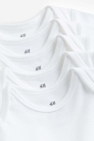 H&M مجموعة من 5 بدلات قصيرة الأكمام