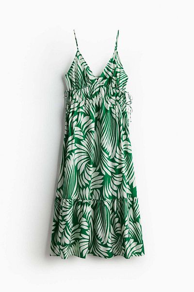 H&M Drawstring-detail maxi dress
