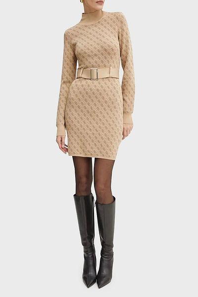 Guess Kadın Lise 4g Logolu Regular Fit Kemerli Mini Trik