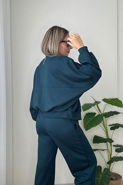 Kubos Moda Bat Sleeve Modal Green Tracksuit Set