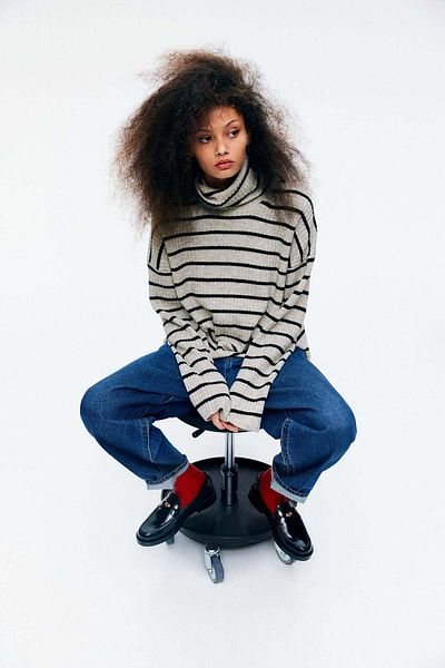 H&M Oversized polo-neck jumper
