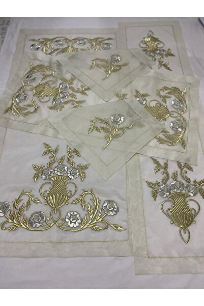 GELİNCİK ÇEYİZ TASARIM İpek Sırma Salon Takımı