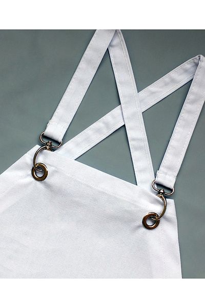 KURUMSAL AMBALAJ 3 Pieces White Kitchen Apron-cook Apron-chef Apron