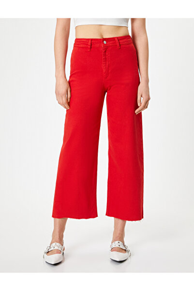 Koton High Waist Wide Leg Jeans - Sandra Jeans