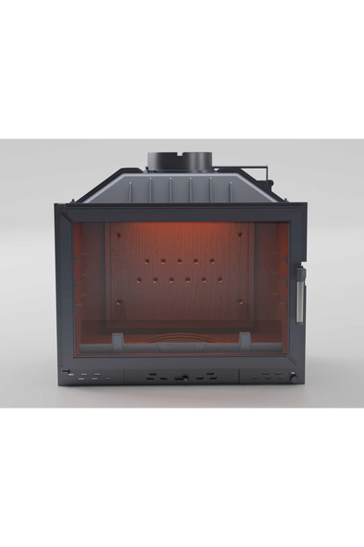 Home Schömne Döküm Hazne Şömine Tek Camlı GOLD