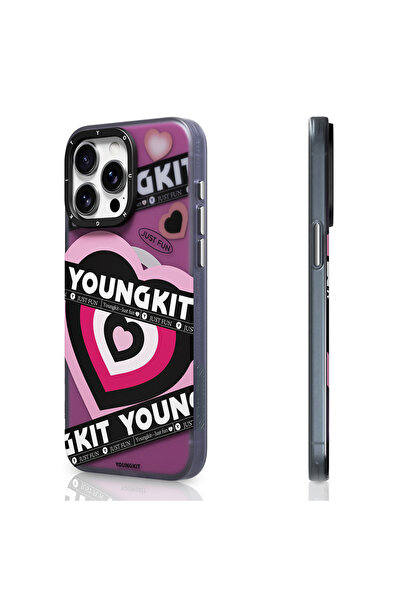 Youngkit iPhone 15 Pro Max Kılıf Magsafe Şarj Özellikli Airbagli Çift Katmanl...