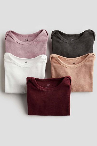 H&M 5-pack Bodysuits