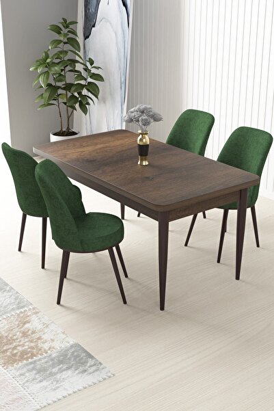 Canisa Concept Nil Serisi 70x110 Sabit Mutfak Masası Takımı Barok Desen Masa ...