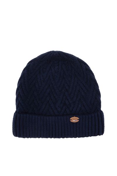 U.S. Polo Assn. Men's Navy Blue Beret 50292951 -Vr033