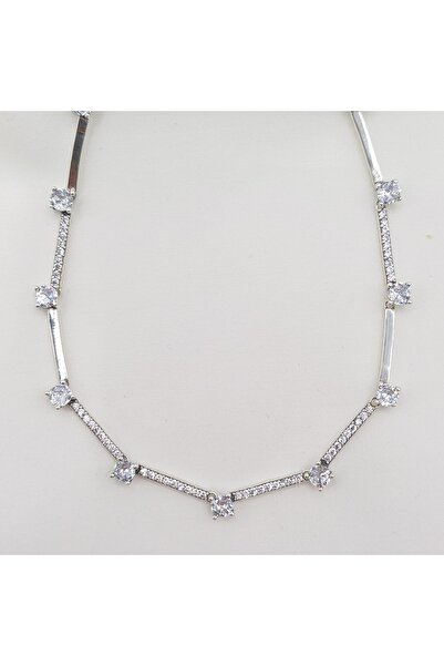 My Story Kare Bar Gümüş Kolye