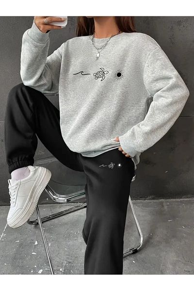 Pink Sky Plus Size Unisex Tracksuit Set
