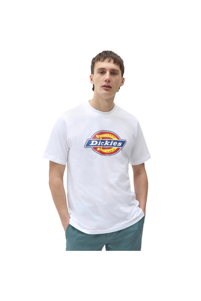 Dickies Beyaz. Erkek T-Shirt DK0A4XC9WHX1