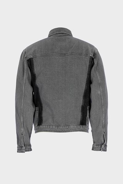 CROSS JEANS Regular Fit Anthracite Jean Jacket - C 4553-121