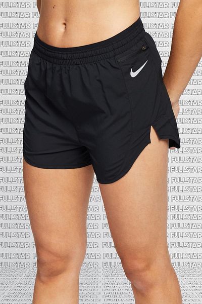 Nike Tempo Luxe Black Running Shorts - 3 Inch, Zip and Pocket