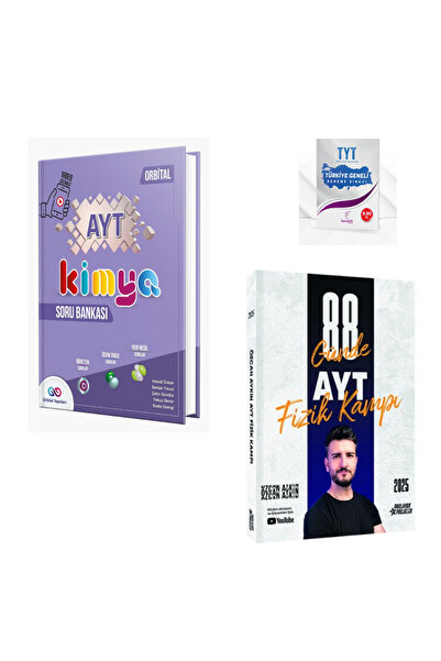 Irmak Yayınları Orbital Yayınları AYT Kimya ve Özcan Aykın 2025 AYT 88 Günde Fizik Kampı Soru Bankası + T.G Deneme