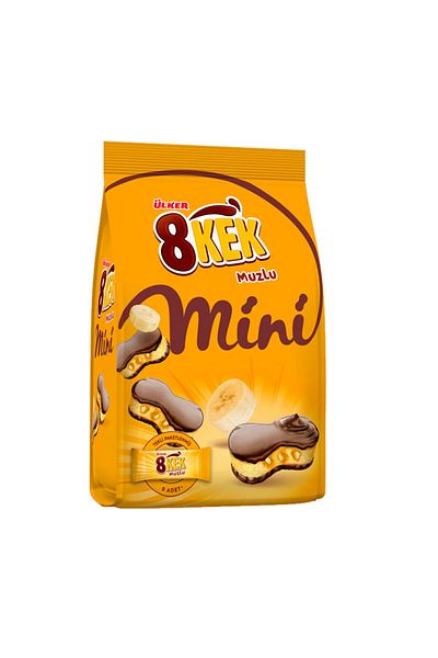 Ülker 8 Cakes Mini Banana 162 Gr