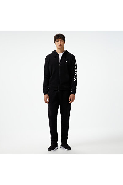 Nautica Erkek Siyah Standart Fit Sweatshirt