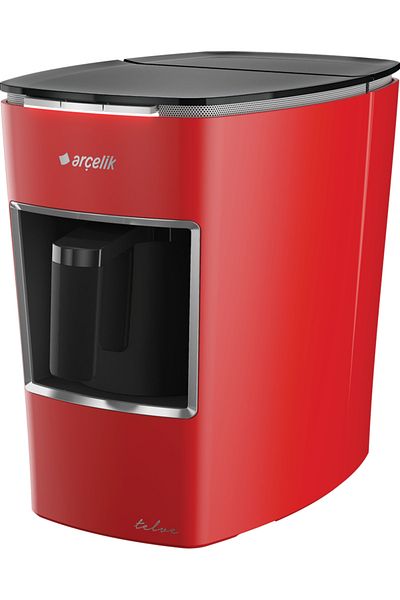 Arçelik Red Turkish Coffee Machine - K 3400 Grounds