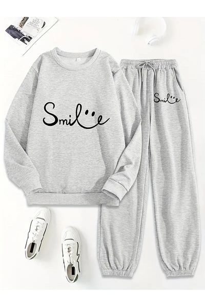 Pink Sky Σετ φόρμας Unisex Plus Size