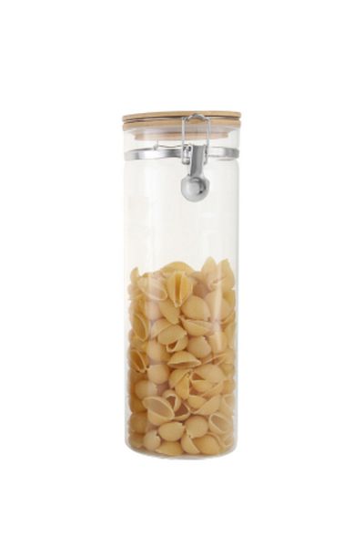 AROW 1800 ml Jar Clamped Bamboo Lid - Tr-4419